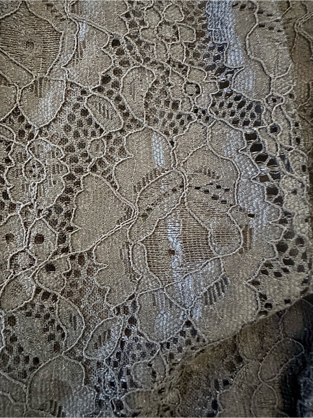 NWT Peppermayo Astoria Long Sleeve Lace Maxi Dress Black - Picture 9 of 14